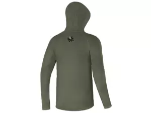 Giants fishing Funkční tričko s dlouhým rukávem UV50+Hoodie Dark Green