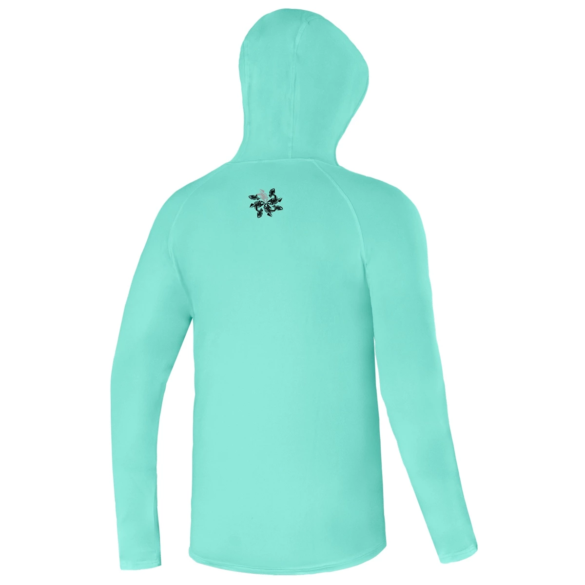 Giants fishing Funkční tričko s dlouhým rukávem UV50+Hoodie Blue