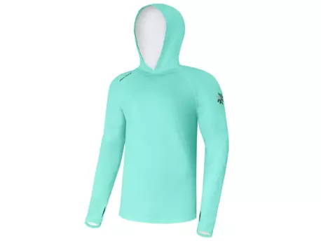 Giants fishing Funkční tričko s dlouhým rukávem UV50+Hoodie Blue