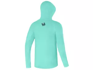 Giants fishing Funkční tričko s dlouhým rukávem UV50+Hoodie Blue