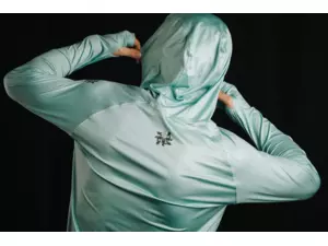 Giants fishing Funkční tričko s dlouhým rukávem UV50+Hoodie Blue