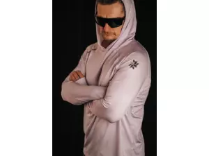 Giants fishing Funkční tričko s dlouhým rukávem UV50+Hoodie Purple