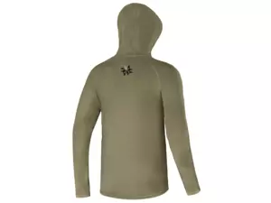 Giants fishing Funkční tričko s dlouhým rukávem UV50+Hoodie Olive Green