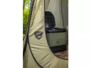 Giants fishing AKČNÍ SET - Skládací přenosná toaleta X-Large + Hygienický stan + Skládací lopatka ZDARMA!