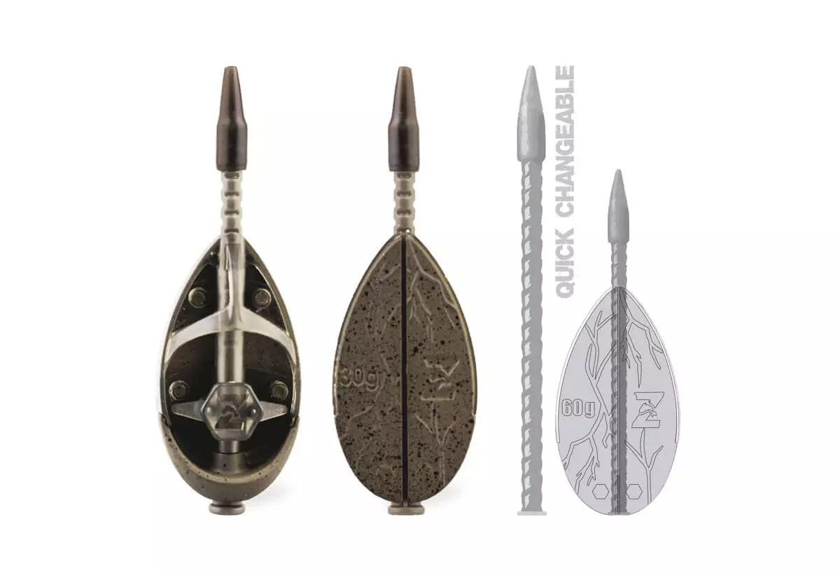 ZFISH Method Feeder Set Feeda X 20,30g + formička