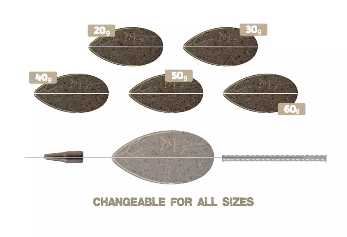 ZFISH Method Feeder Set Feeda X 20,30g + formička