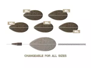 ZFISH Method Feeder Set Feeda X 20,30g + formička