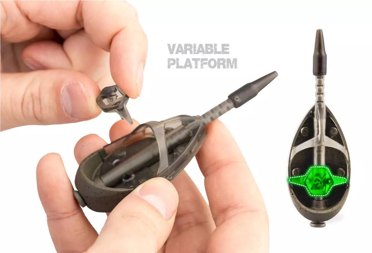 ZFISH Method Feeder Set Feeda X 30,40g + formička