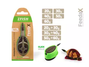 ZFISH Method Feeder Set Feeda X 30,40g + formička