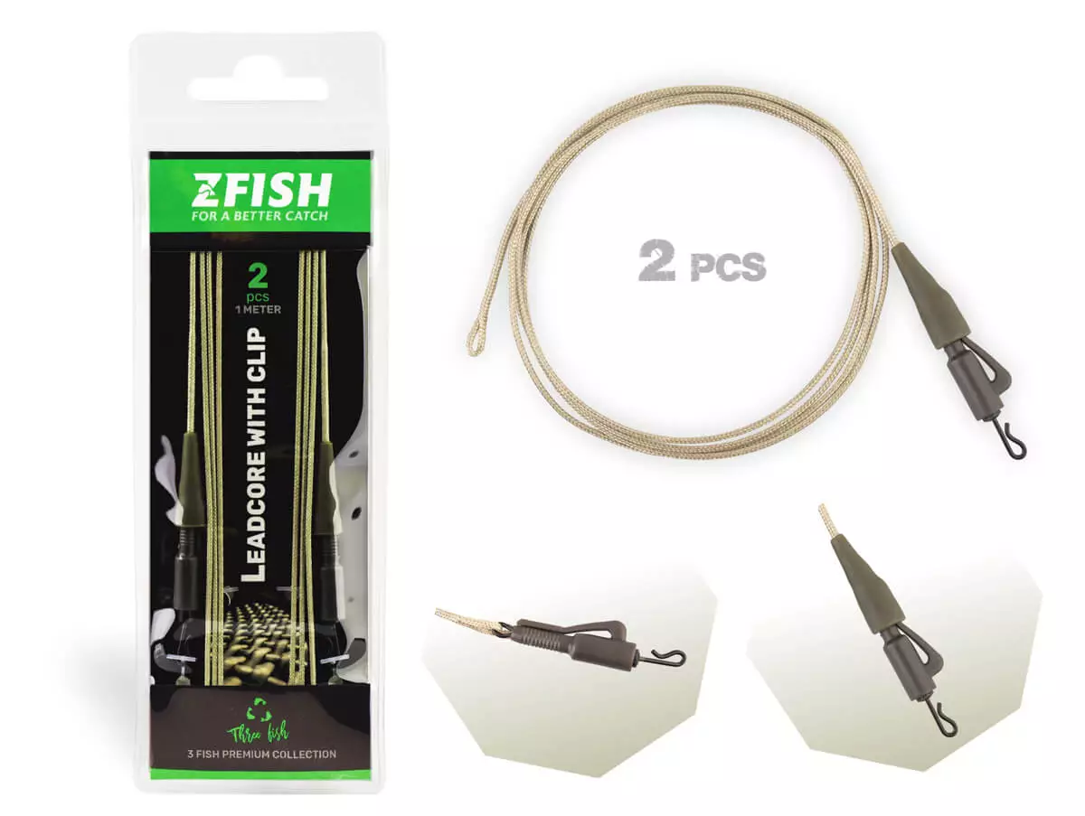 ZFISH Montáž Leadcore Lead clip 2ks
