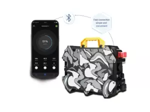 Haibo baterie - Rock LiFEPO4 baterie 12V 100Ah camou USB 10A