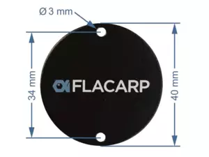 Hlásiče FLACARP - Kovový protikus k magnetu pro uchycení lampy