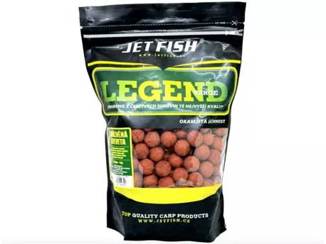 JET FISH Legend Range Boilie Kořeněná Kreveta 1kg