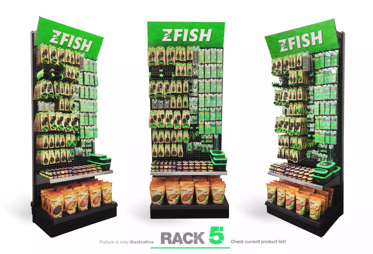 ZFISH Akční Set Produktů 5+ Prodejní Regál Zdarma!