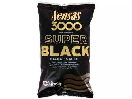 SENSAS Krmení 3000 Dark Salty Etang (jezero-černé-slané) 1kg