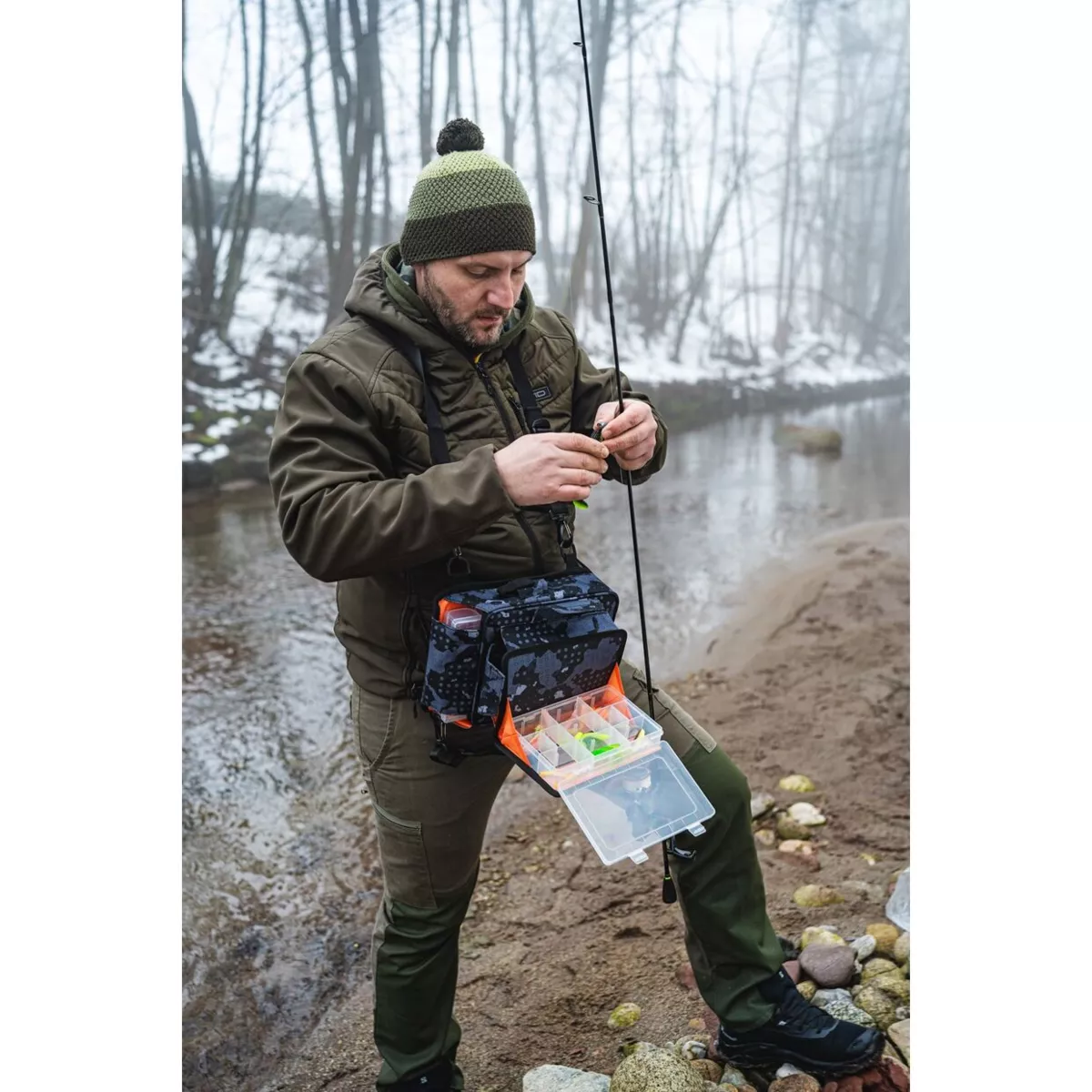 Giants fishing Vláčecí ledvinka Spinning Waist/Leg Bag + vláčecí taška Small