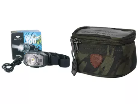 Giants fishing Čelovka Headlamp LED Deluxe 300 + Pouzdro AKCE
