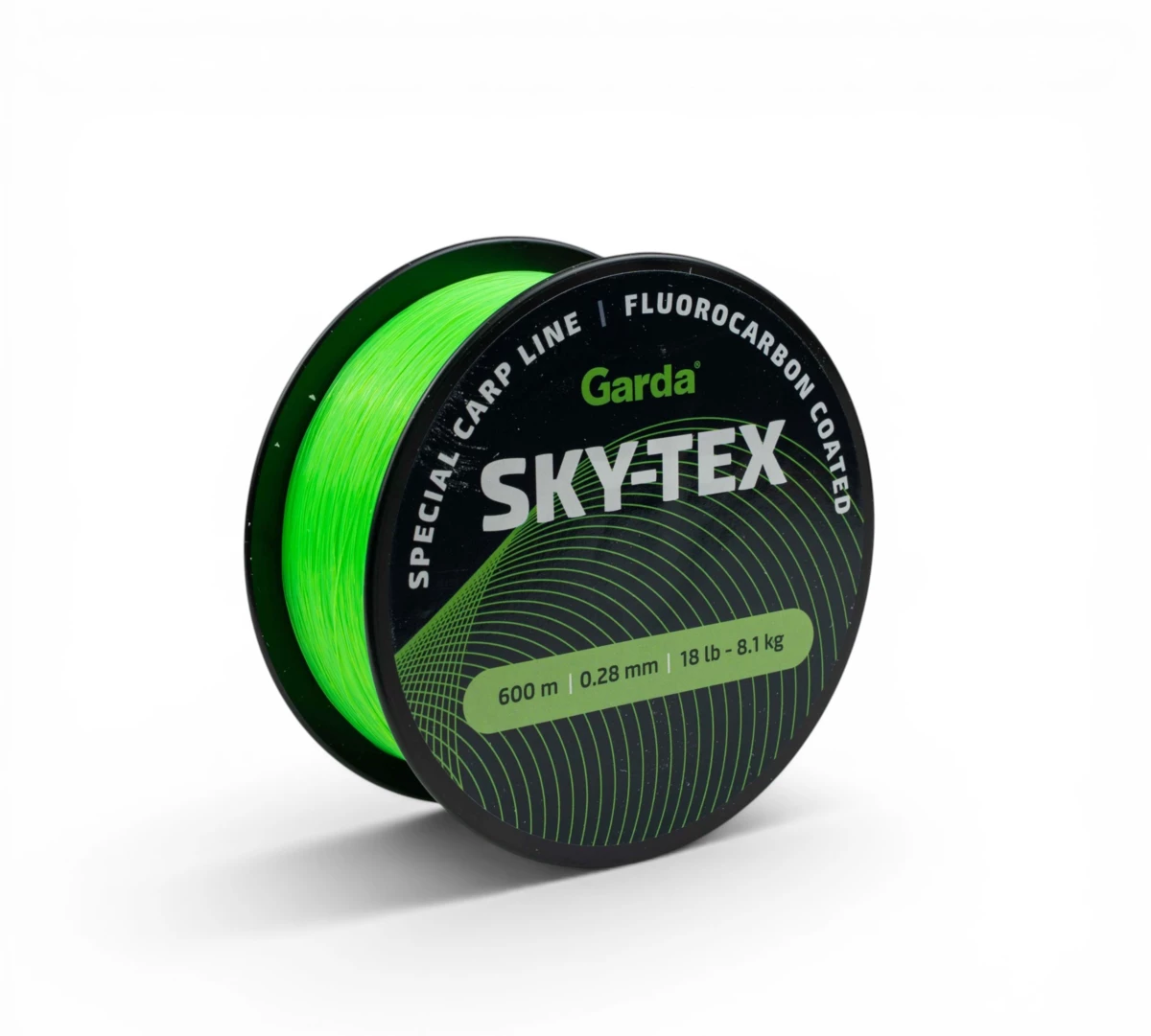 Garda vlasce - SKY-TEX fluo zelený 600m 0,28mm 8,1kg