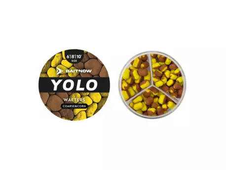 BaitNow Method Feeder YOLO Wafters Ryba & kukuřice 6,8,10mm 24g