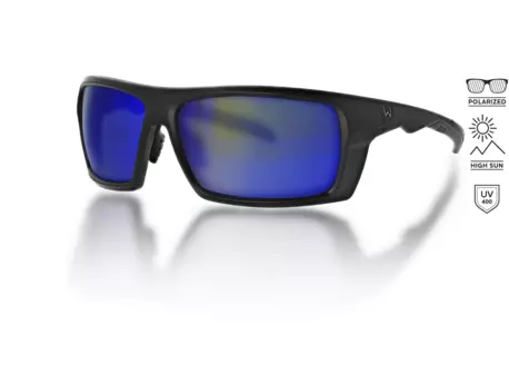 Westin Polarizační brýle W6 Sport 30 Matte Black LB Smoke LM Blue Ar Blue