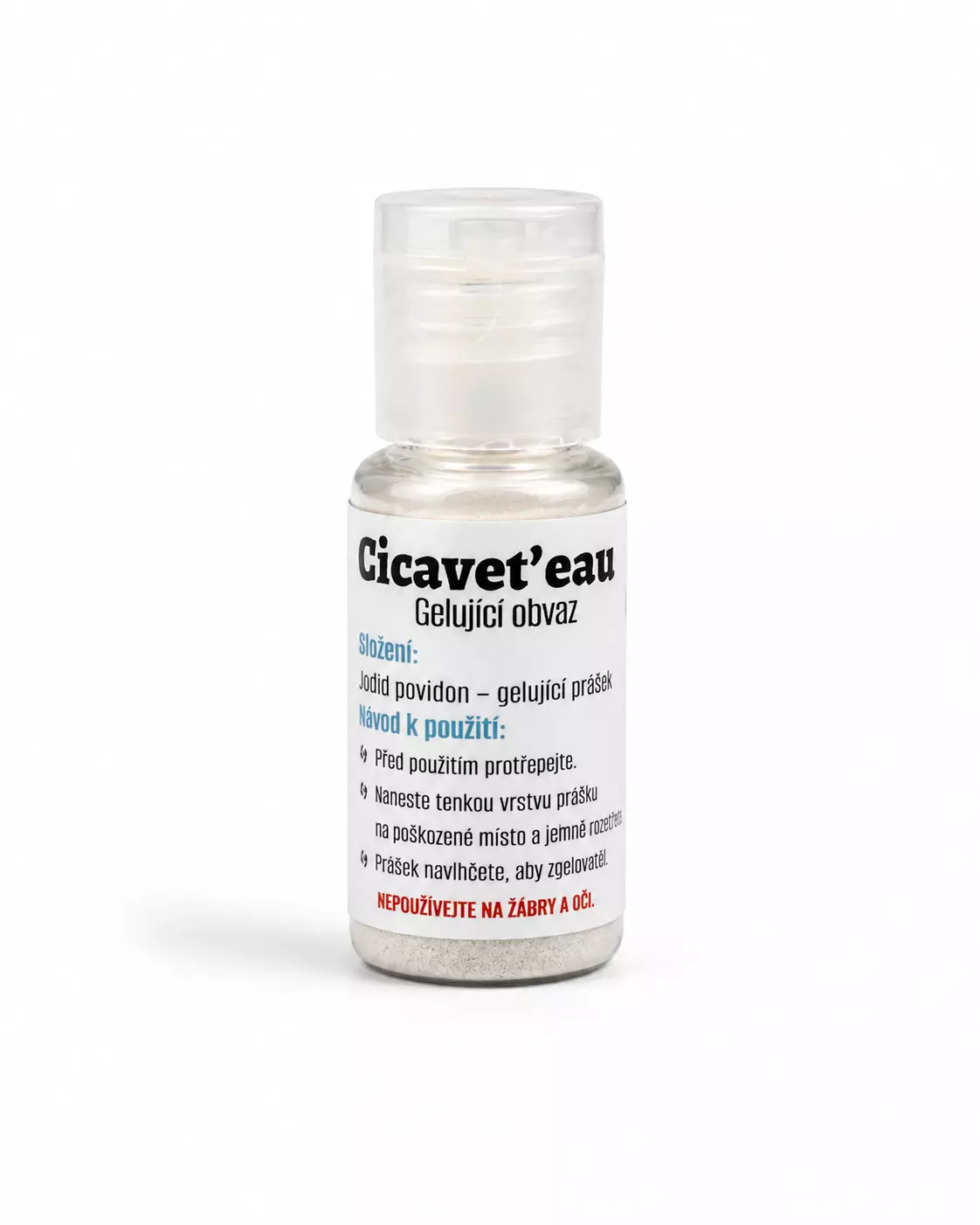 Medic powder Cicavet'eau - Gel na ošetření ryb Cicavet'eau 10g