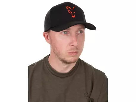 Fox Kšiltovka Collection Baseball Cap Black Orange