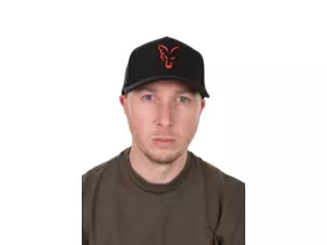 Fox Kšiltovka Collection Baseball Cap Black Orange