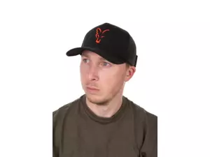 Fox Kšiltovka Collection Baseball Cap Black Orange