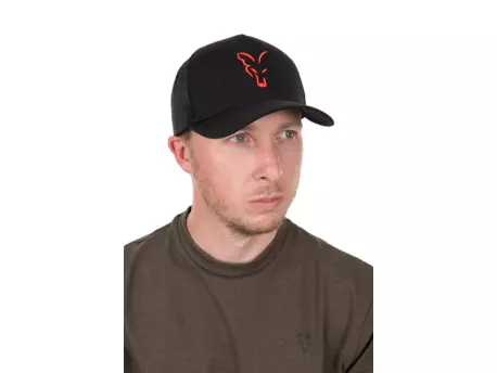 Fox Kšiltovka Collection Trucker Cap Black Orange