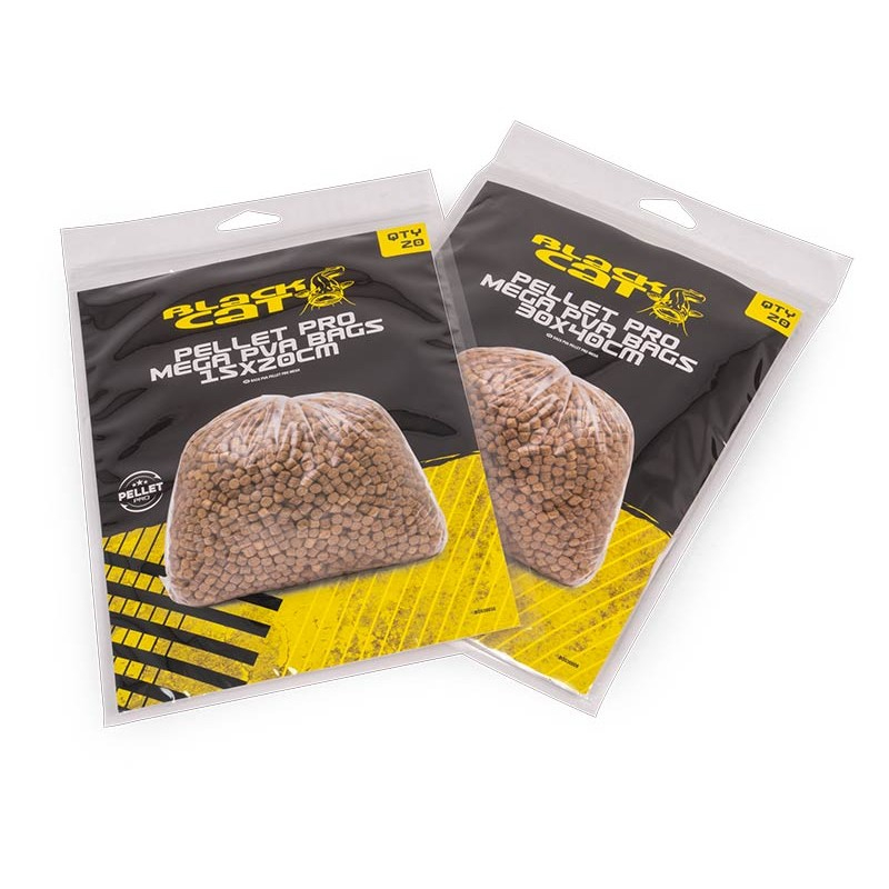 Black Cat PVA Sáčky Pellet Pro Mega Pva Bags 20ks - 15x20 cm