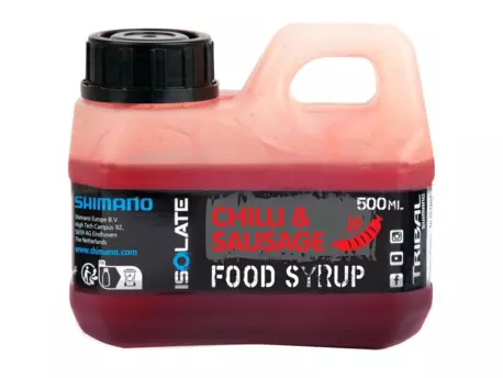 Shimano Booster Isolate Food Syrup Attractant Chilli Sausage 500 ml