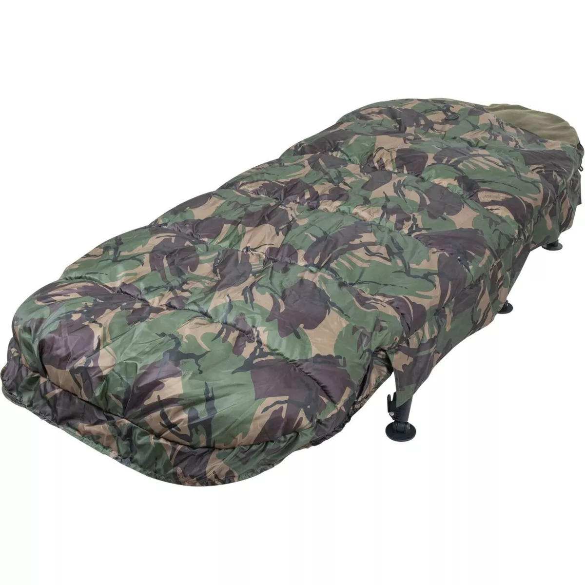 Wychwood Lehátko + spací pytel Riot Tactical Compact 6 Leg Sleep System