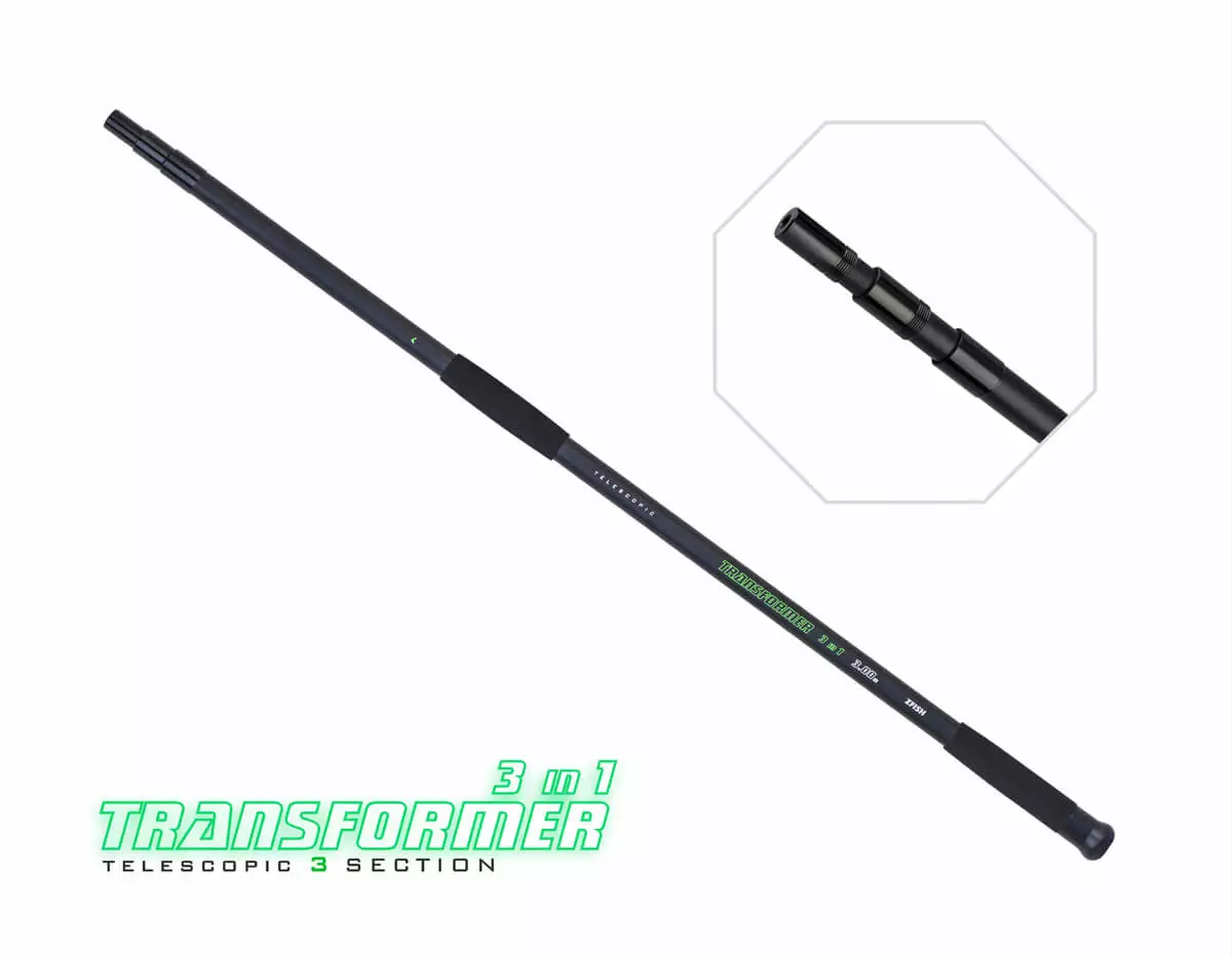 ZFISH Podběráková Tyč Transformer 3m Landing Net Handle