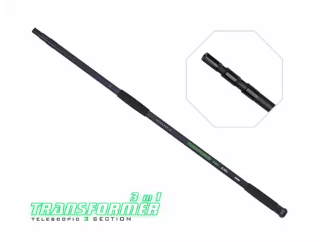 ZFISH Podběráková Tyč Transformer 3m Landing Net Handle