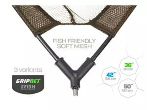 ZFISH Podběráková Hlava Gripnet Landing Net 36"