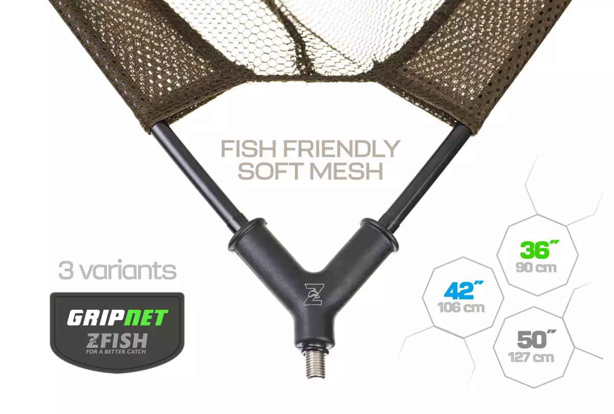 ZFISH Podběráková Hlava Gripnet Landing Net 50"
