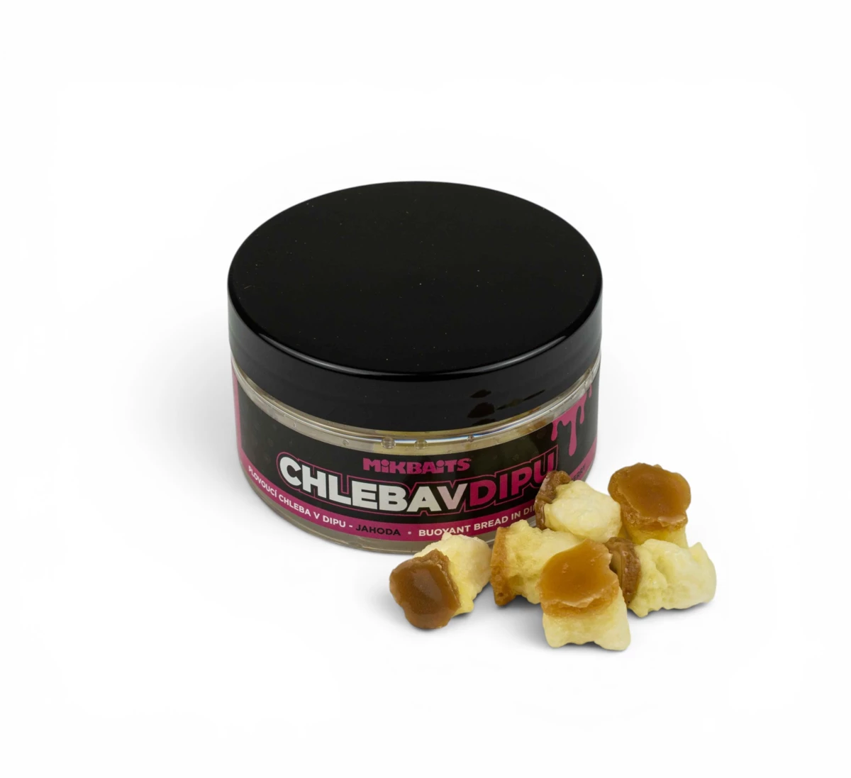 MIKBAITS Chleba plovoucí v dipu - Jahoda 6ks