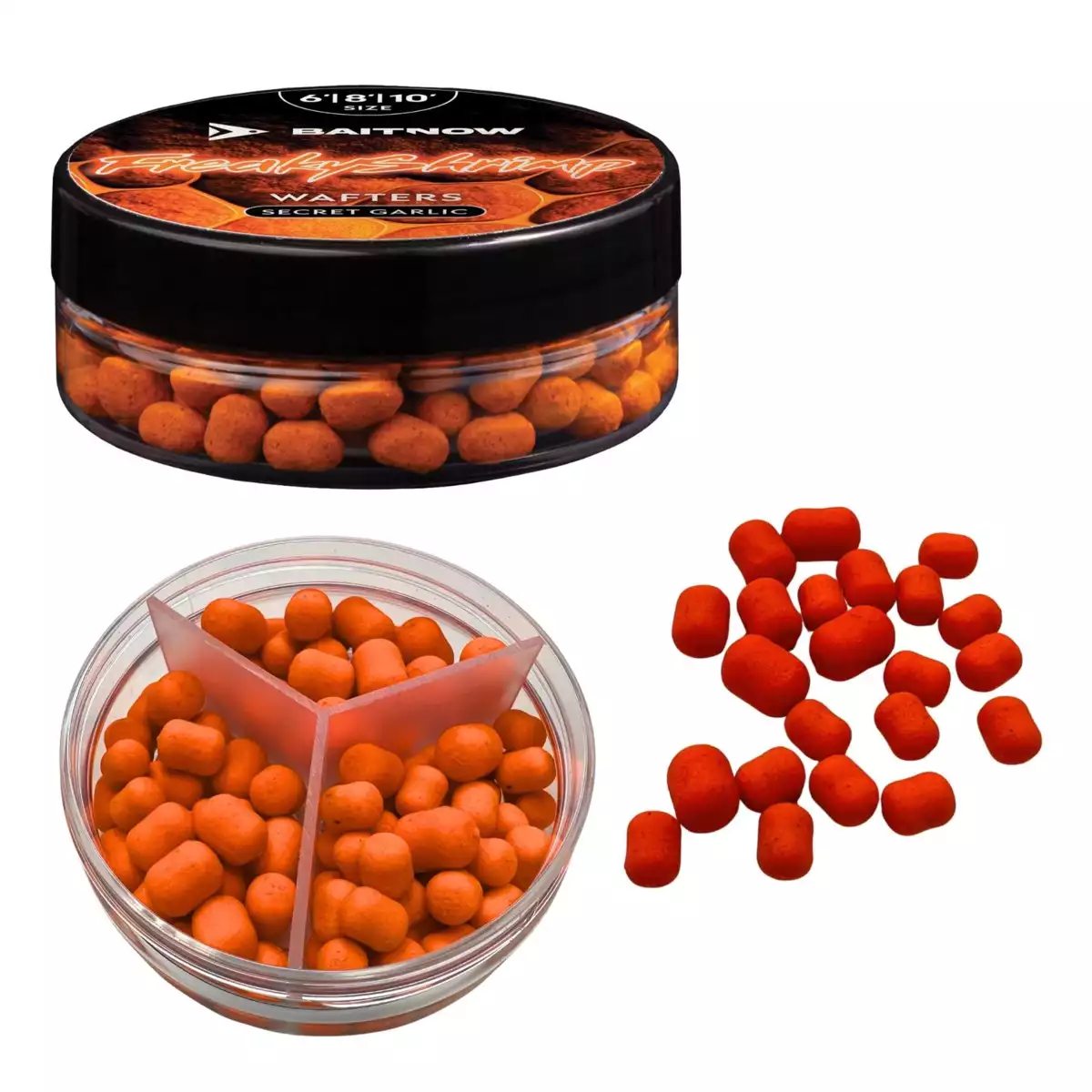 BaitNow Wafters Freaky Shrimp Secret garlic 6/8/10mm 24g