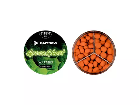 BaitNow Wafters Green Ghost Fish Shot 6/8/10mm 24g