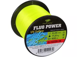 Giants fishing Vlasec Fluo Power UV-Yellow 600m