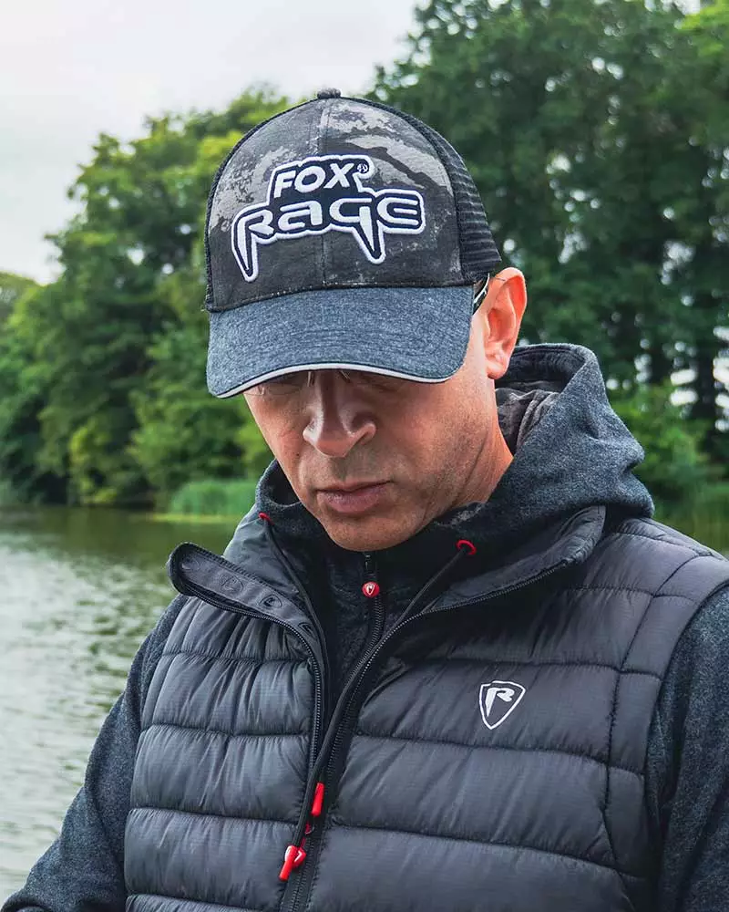 Fox Rage Kšiltovka Embroided Camo Trucker Cap