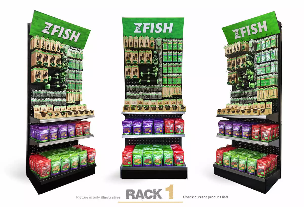 ZFISH Akční Set Produktů 1+ Prodejní Regál Zdarma!
