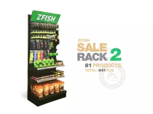 ZFISH Akční Set Produktů 2+ Prodejní Regál Zdarma!