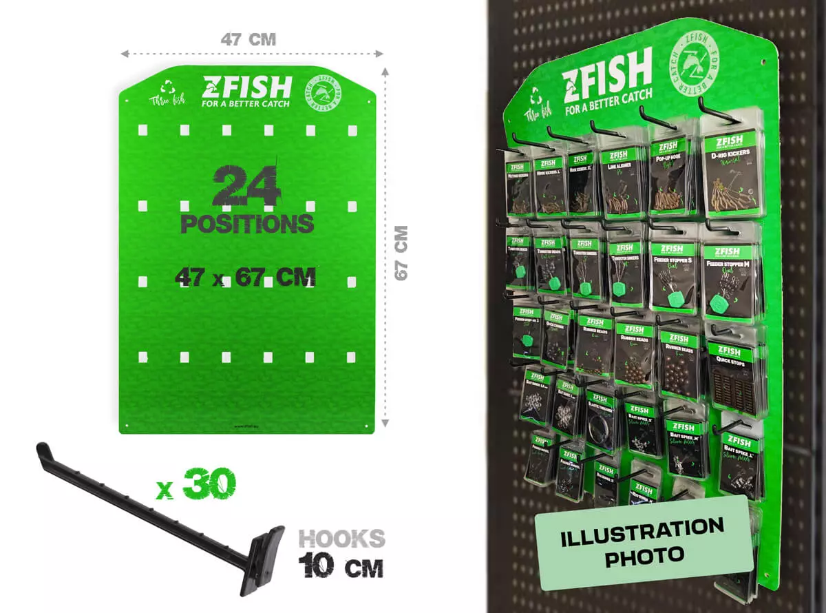 ZFISH Akční Set Kaprových Háčků + Prodejní Tablo Zdarma!