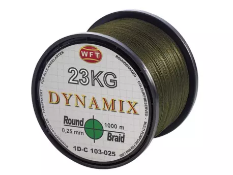WFT šňůra Dynamix Round - zelená metráž AKCE