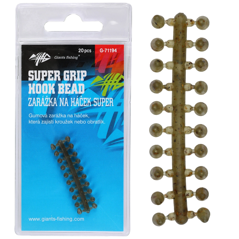Giants fishing Zarážka na háček Super Grip Hook Bead 20ks