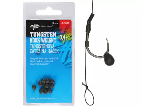 Hobby-G Zátěž na háček Tungsten Hook weight 0,4g/10ks