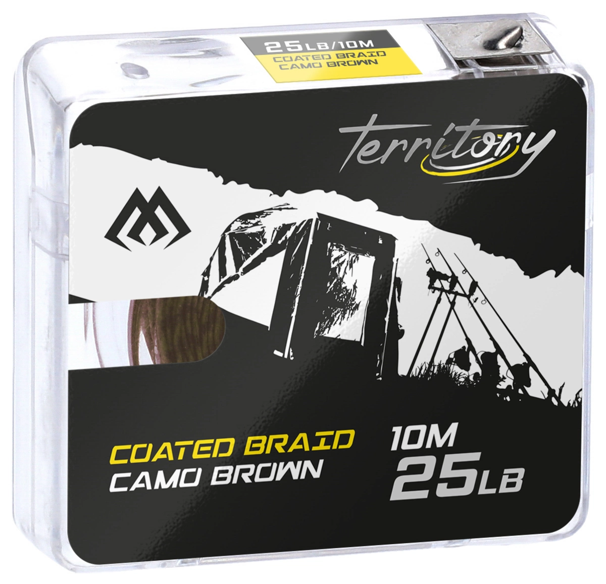 Mikado Coated braid Camo Brown