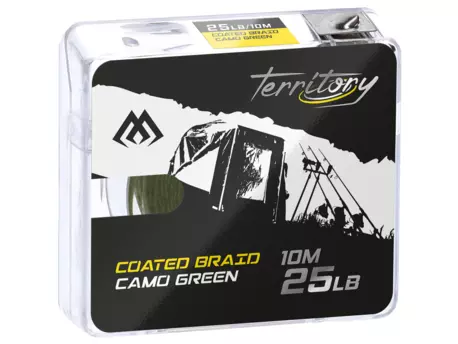 Mikado Coated braid Camo Green
