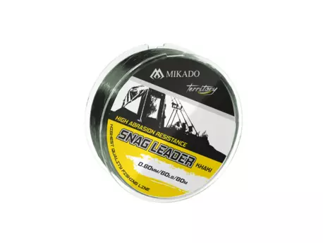 MIKADO ŠOKOVÝ VLASEC SNAG LEADER KHAKI 45lbs/0.50mm/80m